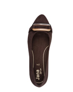 Jana Classic Low Court Buckle Mocca