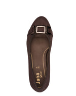 Jana Classic Block Heel Court Mocca