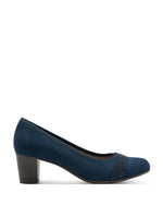 Jana Classic Court Velour Navy