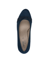 Jana Classic Court Velour Navy