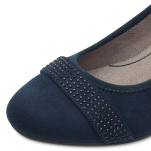 Jana Classic Court Navy Velour