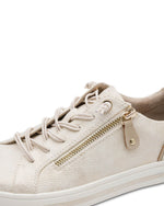 Jana Low Trainer Cloudy Gold