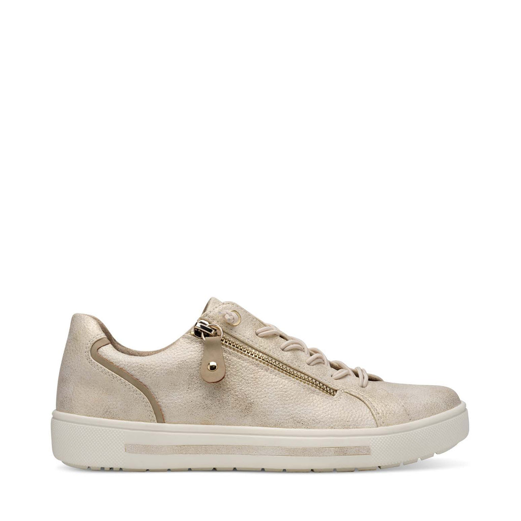 Jana Low Trainer Cloudy Gold