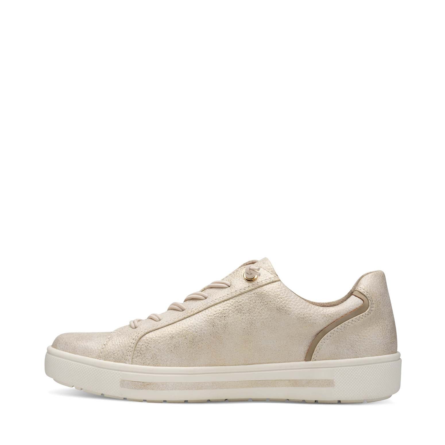 Jana Low Trainer Cloudy Gold