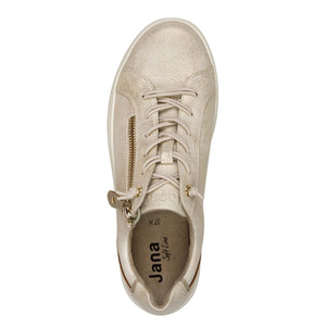 Jana Low Trainer Cloudy Gold