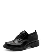 Jana Classic Chunky Brogue Black Patent
