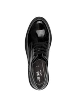 Jana Classic Chunky Brogue Black Patent