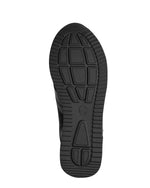 Jana Zip Wedge Trainer Glitter Black