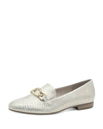 Jana Classic Loafer Gold Metal