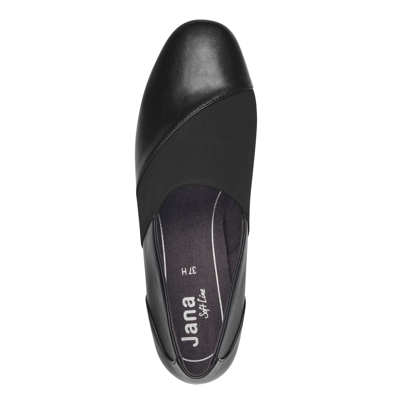 Jana Classic Slip On Shoe Black