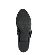 Jana Low Heel Mary Jane Black Patent