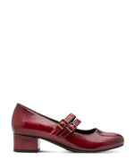 Jana Low Heel Mary Jane Fire Patent