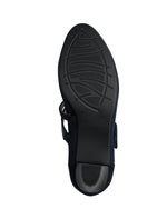 Jana Jet Velvet Mary Jane Navy