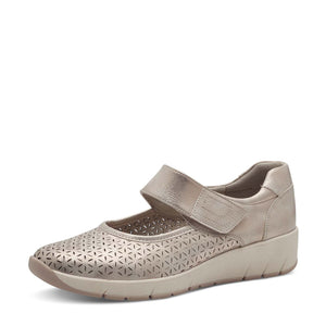 Jana Velcro Mary Jane Rose Gold