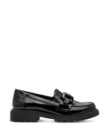 Jana Classic Buckle Loafer Patent Black