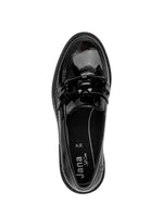 Jana Classic Buckle Loafer Patent Black