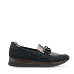 Jana Classic Loafer Black Pewter