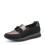 Jana Classic Loafer Black Pewter