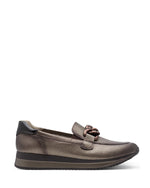 Jana Classic Wedge Loafer Pewter