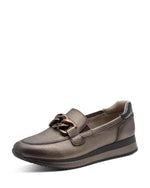 Jana Classic Wedge Loafer Pewter