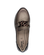 Jana Classic Wedge Loafer Pewter