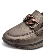 Jana Classic Wedge Loafer Pewter