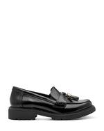 Jana Classic Toggle Loafer Black