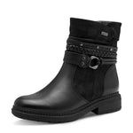Jana Comfort Ankle Boot Buckle Black