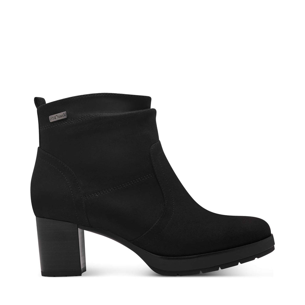 Jana Platform Ankle Boot Black