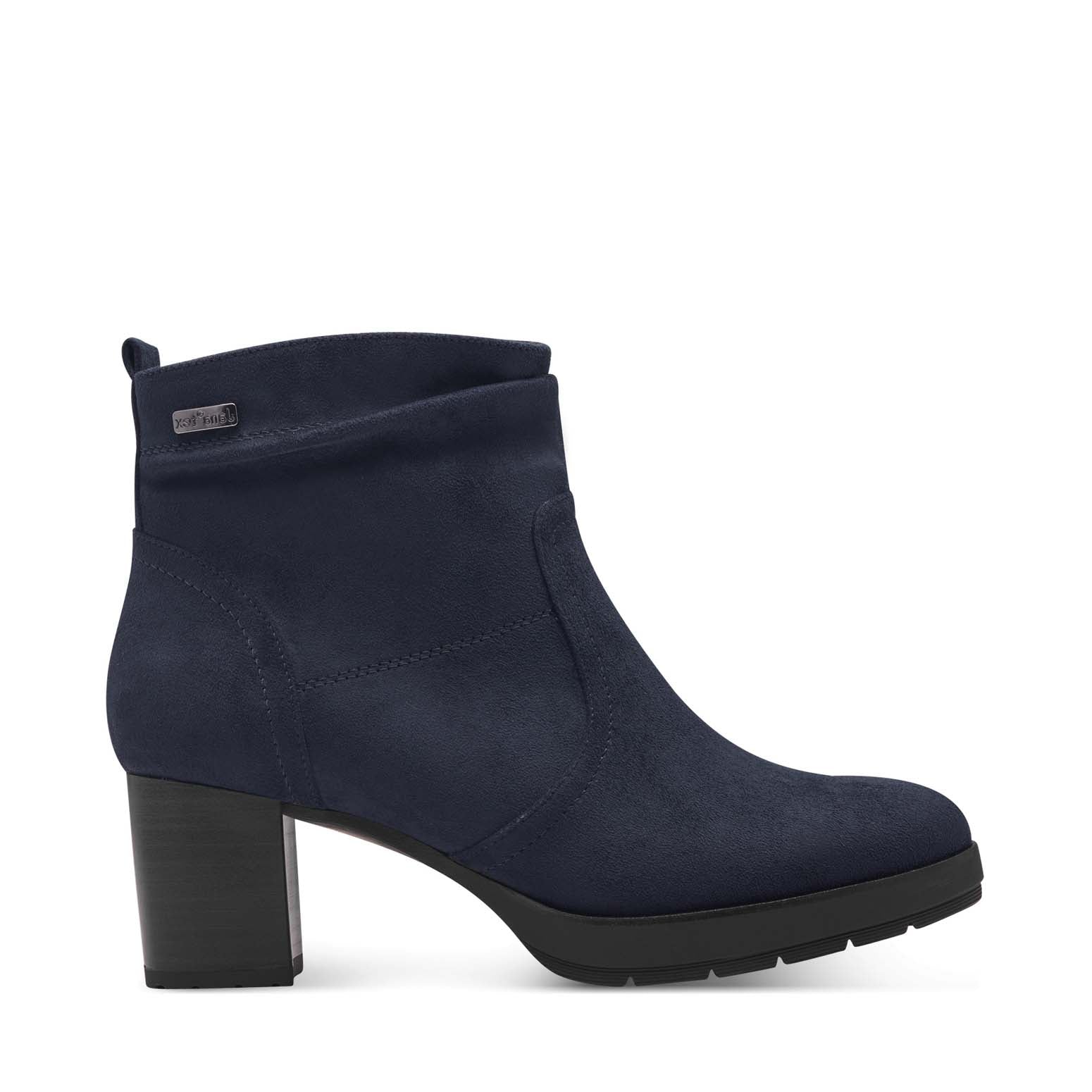 Jana Platform Ankle Boot Navy