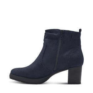 Jana Platform Ankle Boot Navy