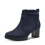 Jana Platform Ankle Boot Navy