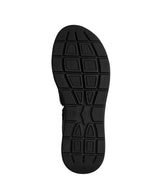 Jana Leather Strappy Summer Sandal Black