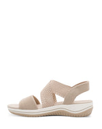 Jana Elasticated Strappy Sandal Beige