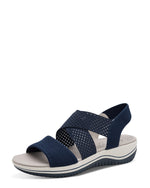 Jana Elasticated Strappy Sandal Navy