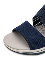 Jana Elasticated Strappy Sandal Navy
