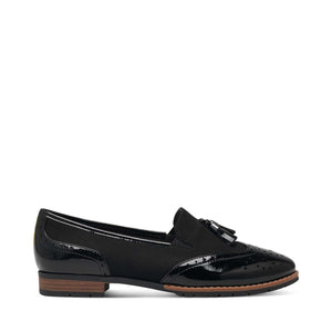 Jana Classic Toggle Loafer Black