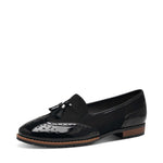 Jana Classic Toggle Loafer Black