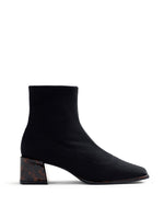 Gioseppo Fabric Ankle Boot Black Walnut