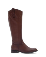 Gabor Leather Knee High Boot Saddle