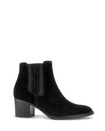 Gabor Western Suede Ankle Boot Black