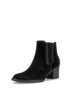 Gabor Western Suede Ankle Boot Black