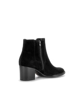 Gabor Western Suede Ankle Boot Black