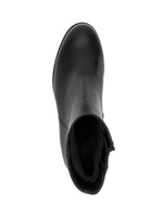 Gabor Soft Leather Wedge Ankle Boot Black