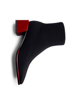 Gioseppo Fabric Ankle Boot Black Red