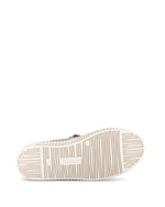 Gabor Classic Leather Trainer Satin Metal