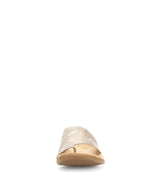 Gabor Leather Toe Post Sandal Shell Metal