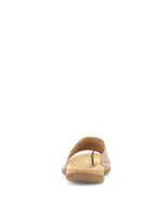Gabor Leather Toe Post Sandal Shell Metal