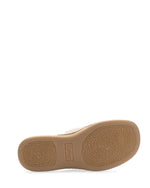 Gabor Leather Toe Post Sandal Shell Metal