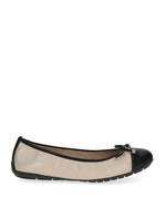 Caprice Classic Stretch Leather Pump Beige Comb